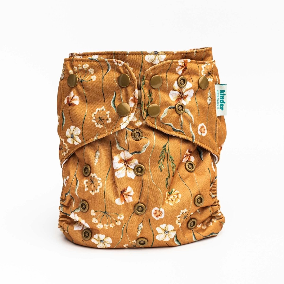 Floral: Essentials Pocket Cloth Diaper with Athletic Wicking Jersey, Grows with your Baby - Everetts Place Boutique -