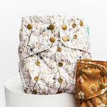 Floral: Essentials Pocket Cloth Diaper with Athletic Wicking Jersey, Grows with your Baby - Everetts Place Boutique -