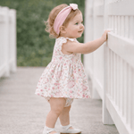 Tesa Babe Bunny Blooms Baby Girl's Bamboo Skirted Bodysuit for EasterEveretts Place