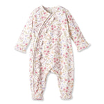 Tesa Babe Bunny Blooms Soft Bamboo Zipper Romper for EasterEveretts Place