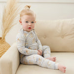 Little Joy Co. Bunny Blossoms Bamboo Zippy Romper For Your Baby Everyday - Everetts Place Boutique - 