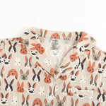 Dreamlet Bunny Crew Womens Short Sleeve Pajama Set Bamboo Viscose - Everetts Place Boutique - 