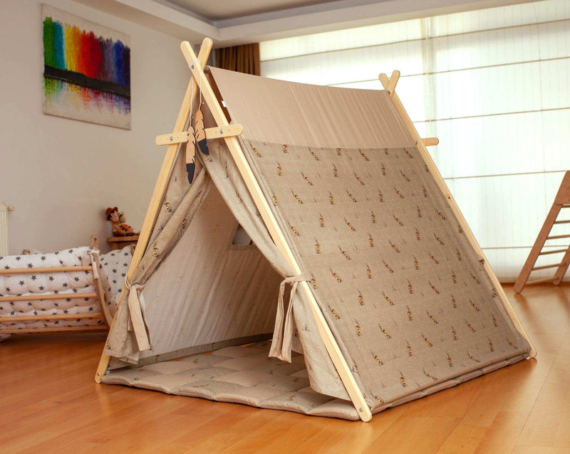 Bunny Play Tent & Play Mat | Indoor Teepee for Kids - Everetts Place: Online Boutique - Furniture