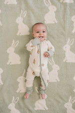Mebie Baby Bunny Plush Blanket - 