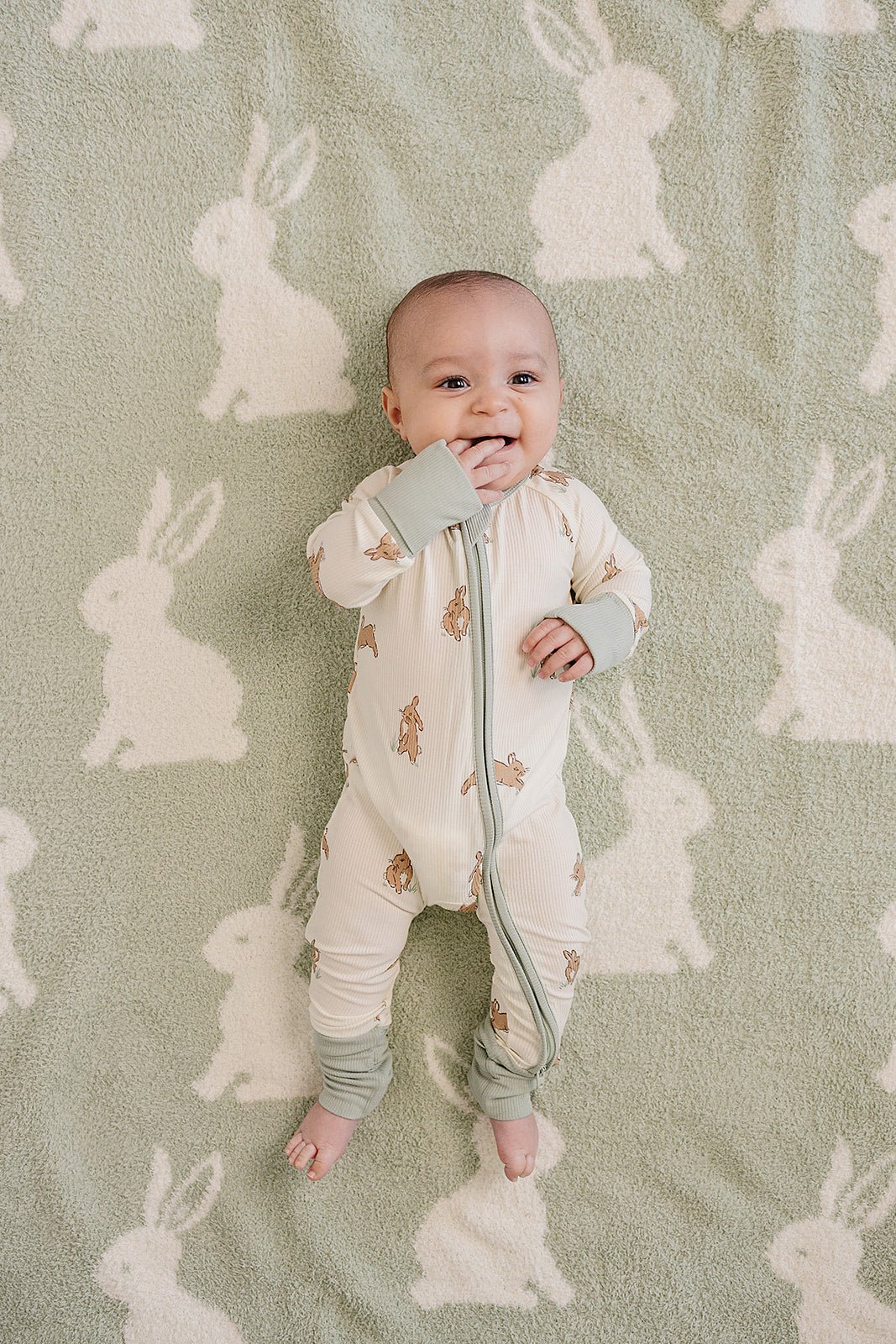 Mebie Baby Bunny Plush Blanket - 