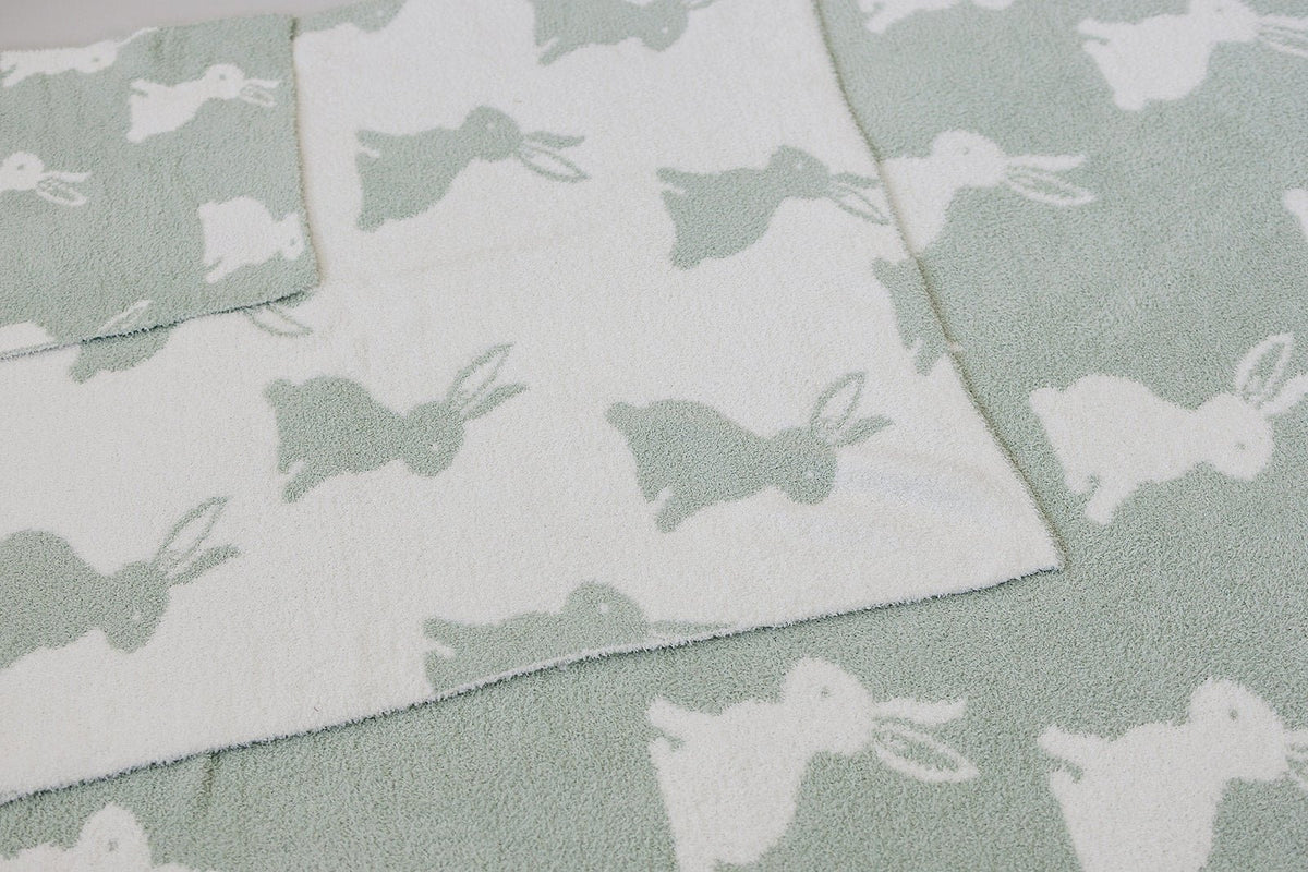 Mebie Baby Bunny Plush Blanket - 