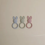 Mushie Bunny Teether Made from Non Toxic Food Grade Silicone - Everetts Place Boutique - 