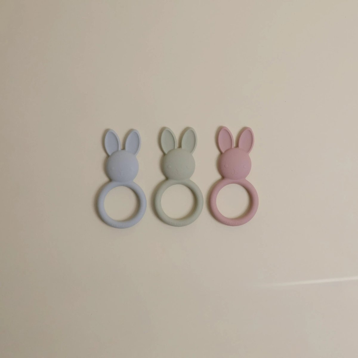 Mushie Bunny Teether Made from Non Toxic Food Grade Silicone - Everetts Place Boutique - 