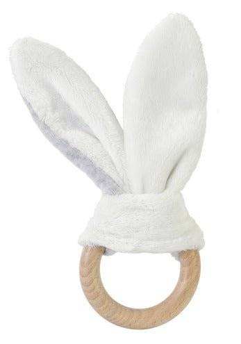 Bunny Wooden Teether by Happy Horse - Everetts Place: Online Boutique - Kids & Babies