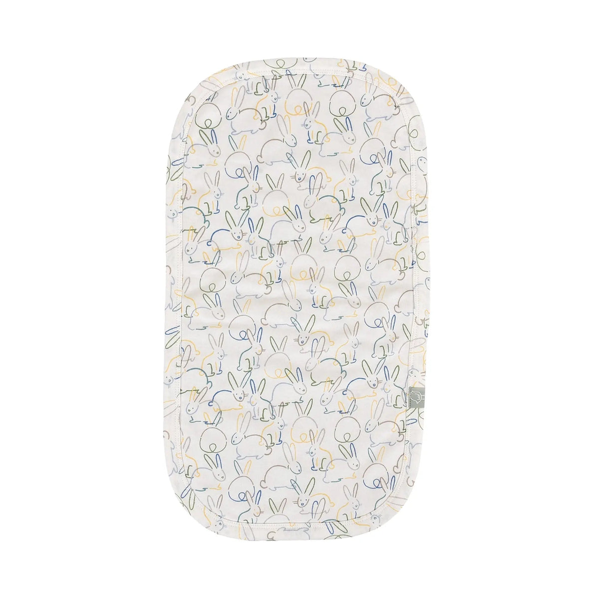 Finn + Emma burp cloth | bunnies - 
