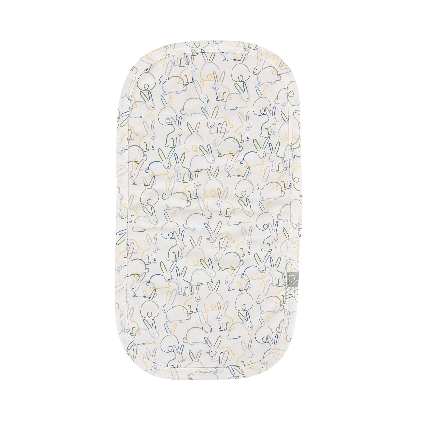 Finn + Emma burp cloth | bunnies - 