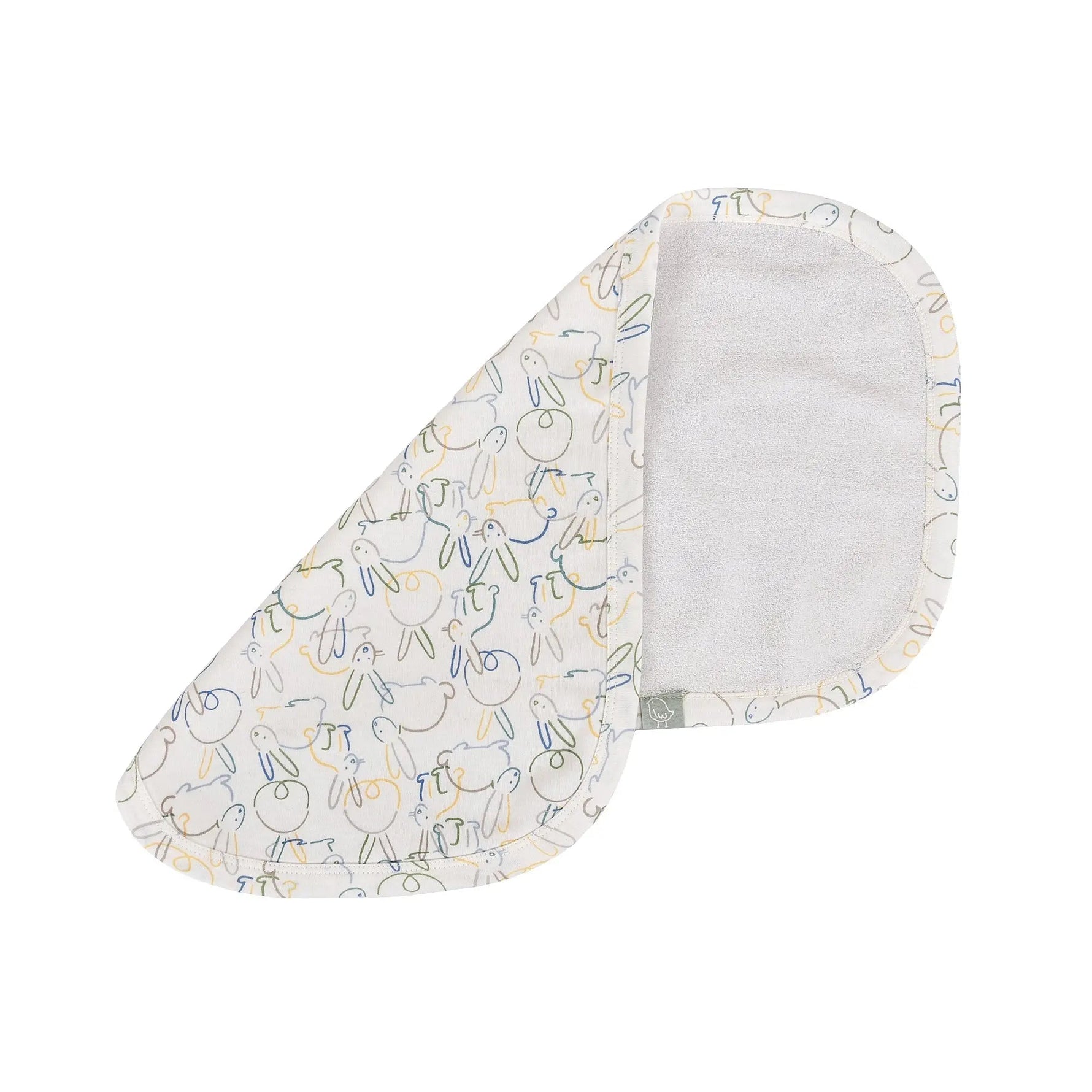 Finn + Emma burp cloth | bunnies - 