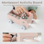 Comfy Cubs Busy Board Toy Truck Set for 3+ in Blush - 