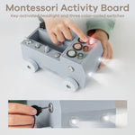 Comfy Cubs Busy Board Toy Truck Set for 3+ in Pacific Blue - 