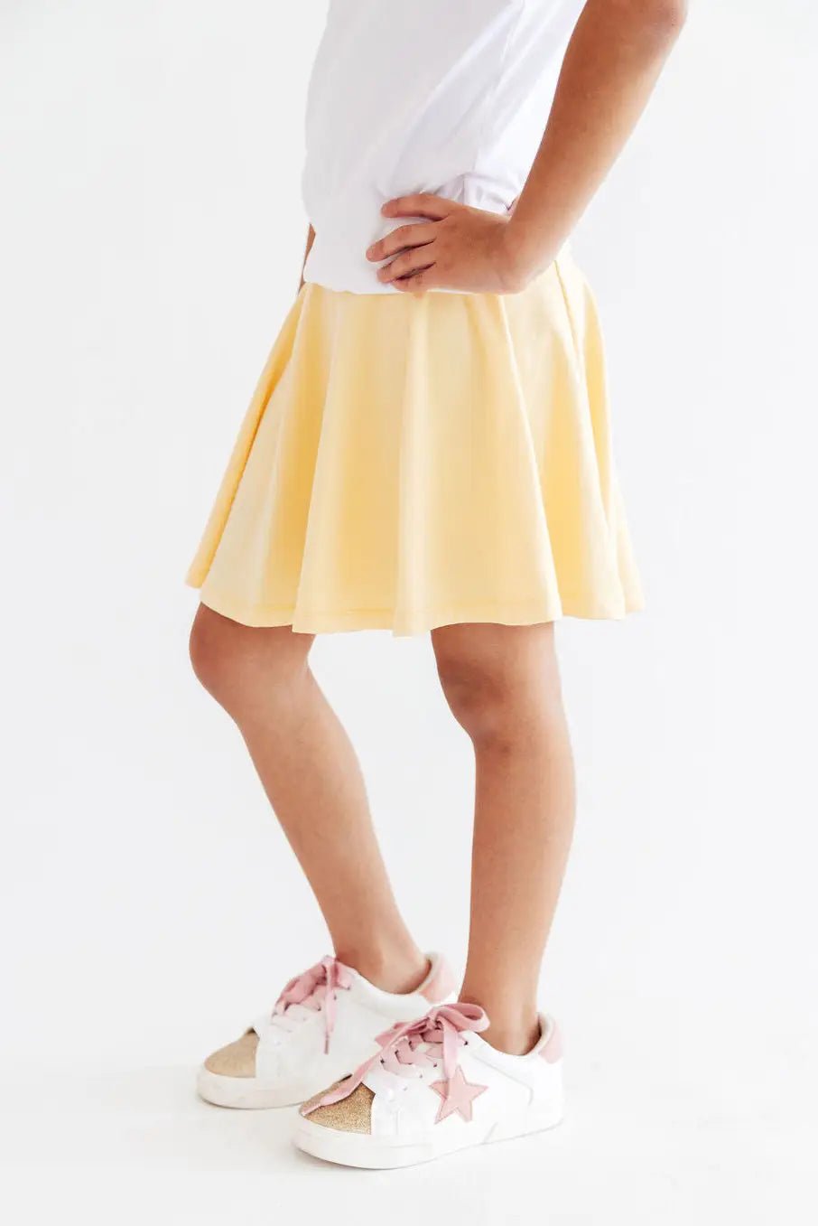 Butter Yellow Twirl Skort - Waist, Skort, A-line, Tennis Skirt, Top | Everetts Place