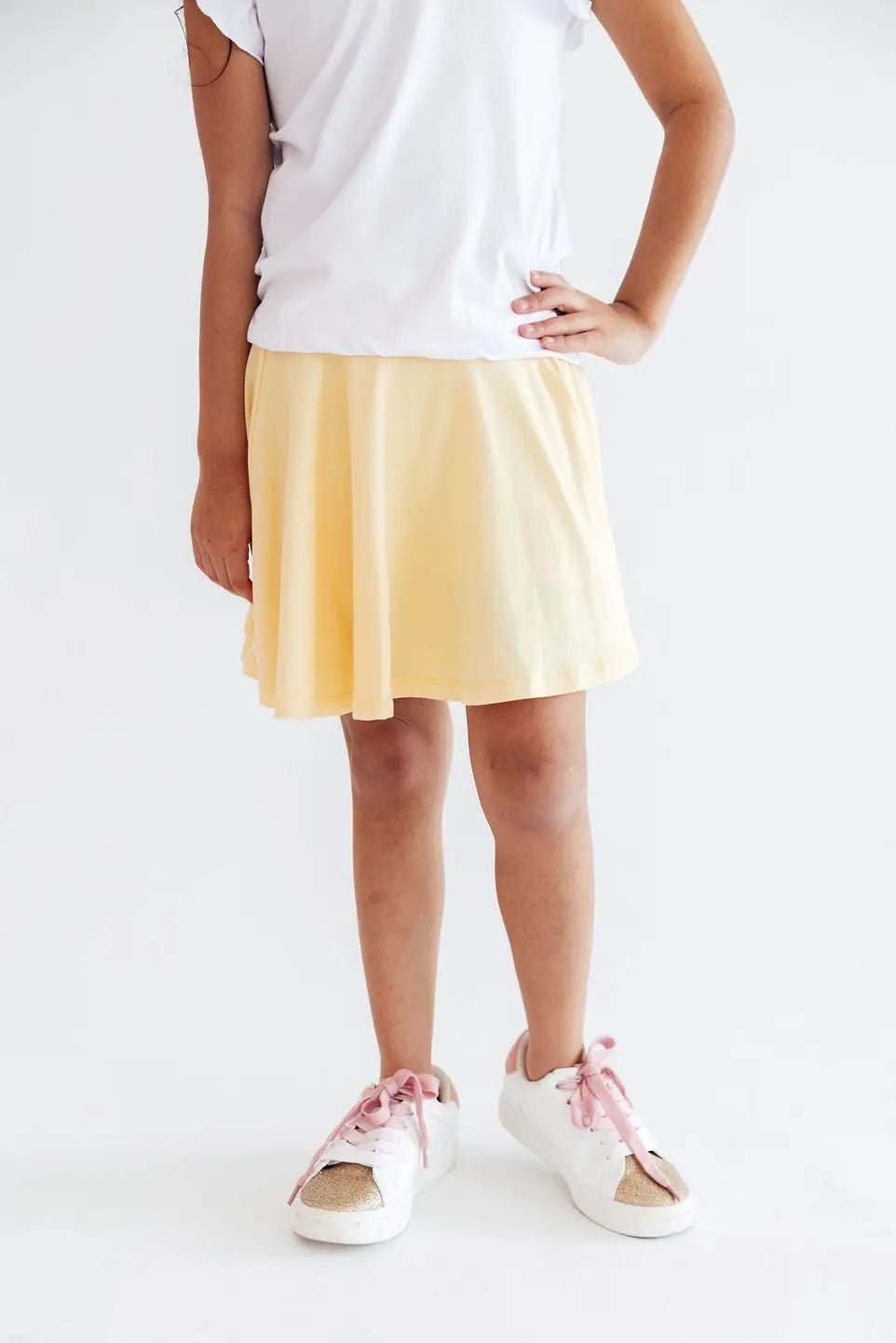 Mila & Rose ® Butter Yellow Twirl Skort - 