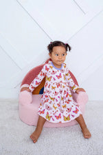 Bestaroo ButterBloom Bamboo Long Sleeve Baby Dress By Bestaroo For Gentle Comfort - 