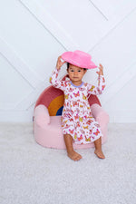 Bestaroo ButterBloom Bamboo Long Sleeve Baby Dress By Bestaroo For Gentle Comfort - 