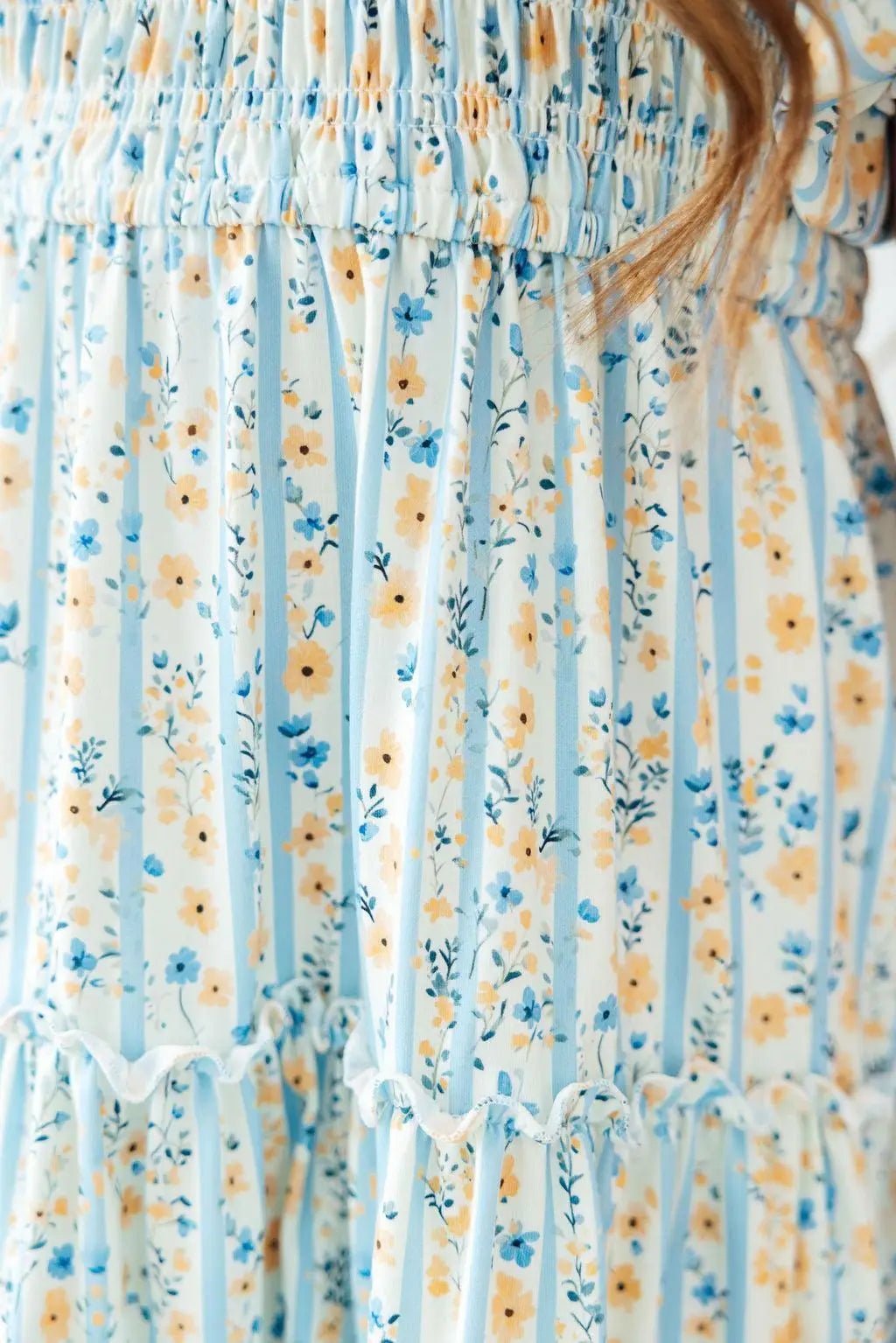 Mila & Rose ® Buttercup Blooms Smocked Ruffle Dress - 