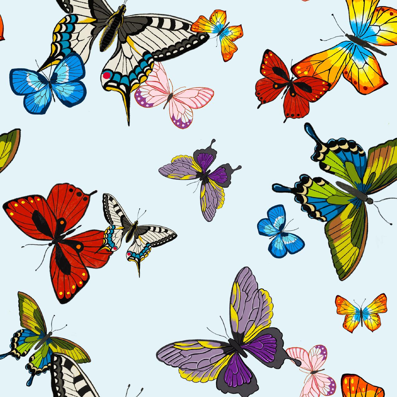 LollyBanks Butterfly Away Swaddle BlanketEveretts Place