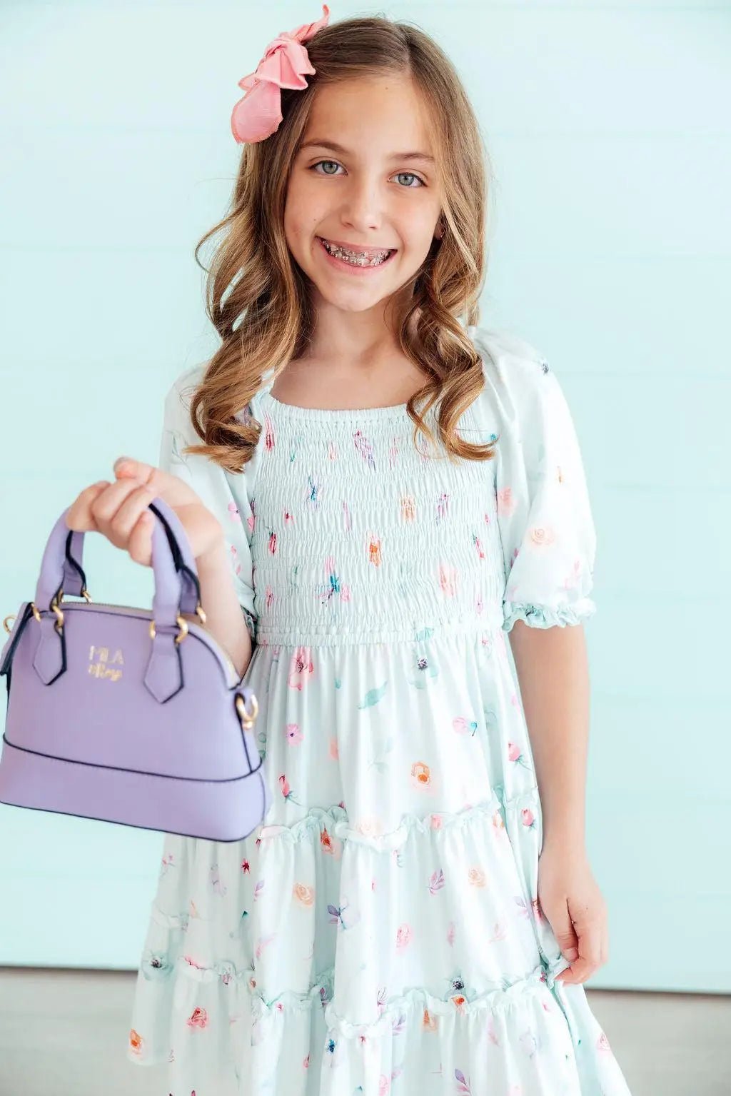 Mila & Rose ® Butterfly Ballet Smocked Ruffle Dress - 