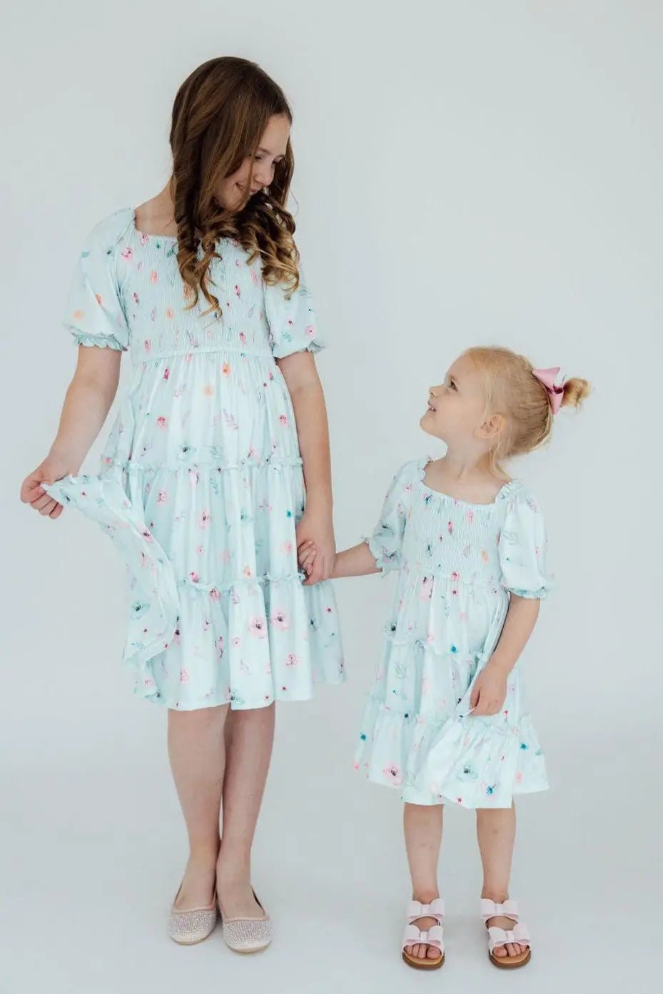 Mila & Rose ® Butterfly Ballet Smocked Ruffle Dress - 