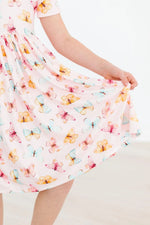 Mila & Rose ® Butterfly Kisses S/S Pocket Twirl Dress - 