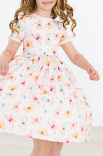 Mila & Rose ® Butterfly Kisses S/S Pocket Twirl Dress - 