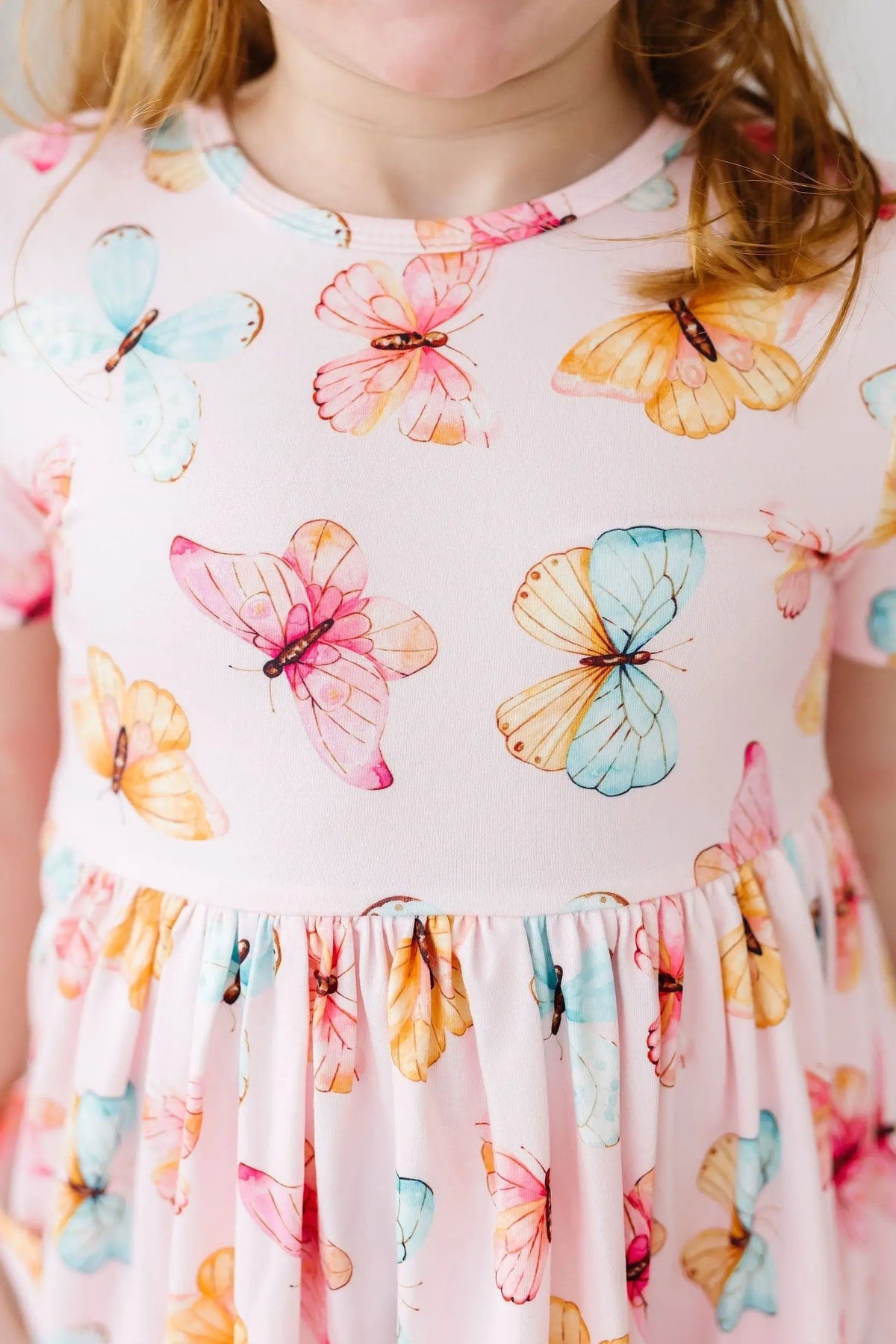 Mila & Rose ® Butterfly Kisses S/S Pocket Twirl Dress - 