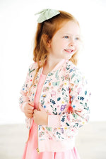 Mila & Rose ® Butterfly Meadows Satin Jacket - 