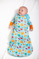 My First Beach Day: Beach Baby Sleep Sack | Soft Breathable Wearable Blanket by Rayn’s Tiny Stitches