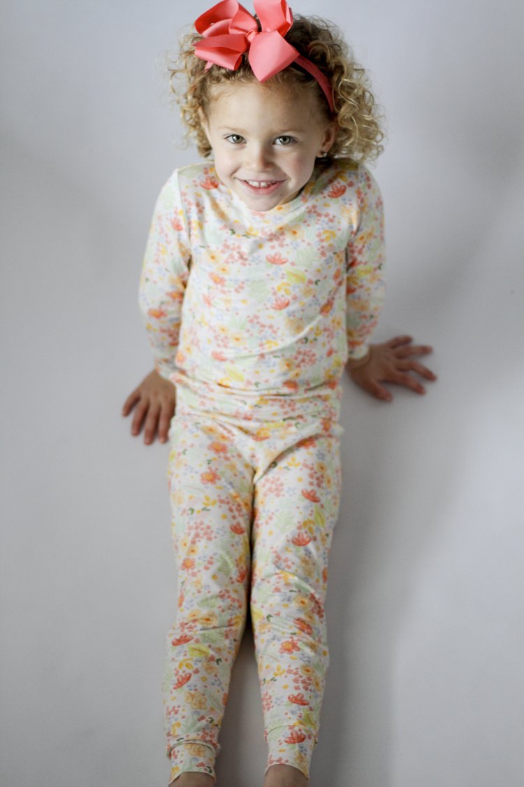 My First Flower: Bamboo Pajamas – Soft, Breathable & Adorable by Rayn’s Tiny Stitches