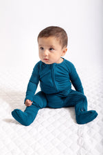 Solid Bamboo Double Zip Onesies | Soft Baby Essentials by Rayn’s Tiny Stitches