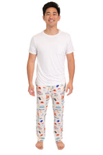 Windy City Chicago Bamboo Pajama Pants | Soft Chicago Skyline Lounge Pants for Men by Rayn’s Tiny Stitches