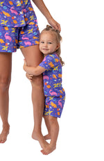 Girls’ Space Dinosaur Bamboo Baby Dress by Rayn’s Tiny Stitches