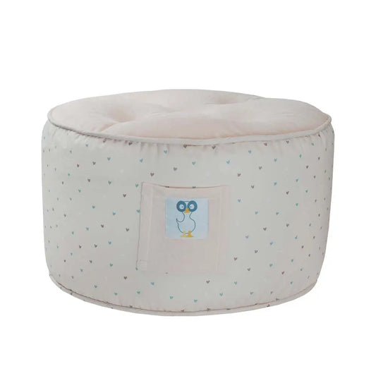 Hearts Toddler Pouf Versatile Furniture Accent Piece for Kids Room.