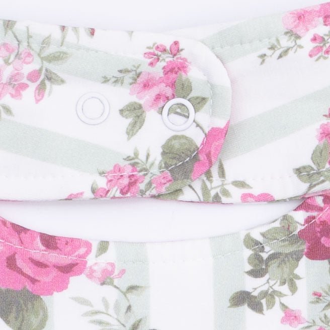 Angel Dear Cabbage Rose Stripe - Feeding BibEveretts Place
