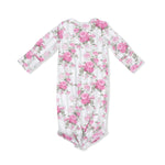 Angel Dear Cabbage Rose Stripe - Knotted Gown - 