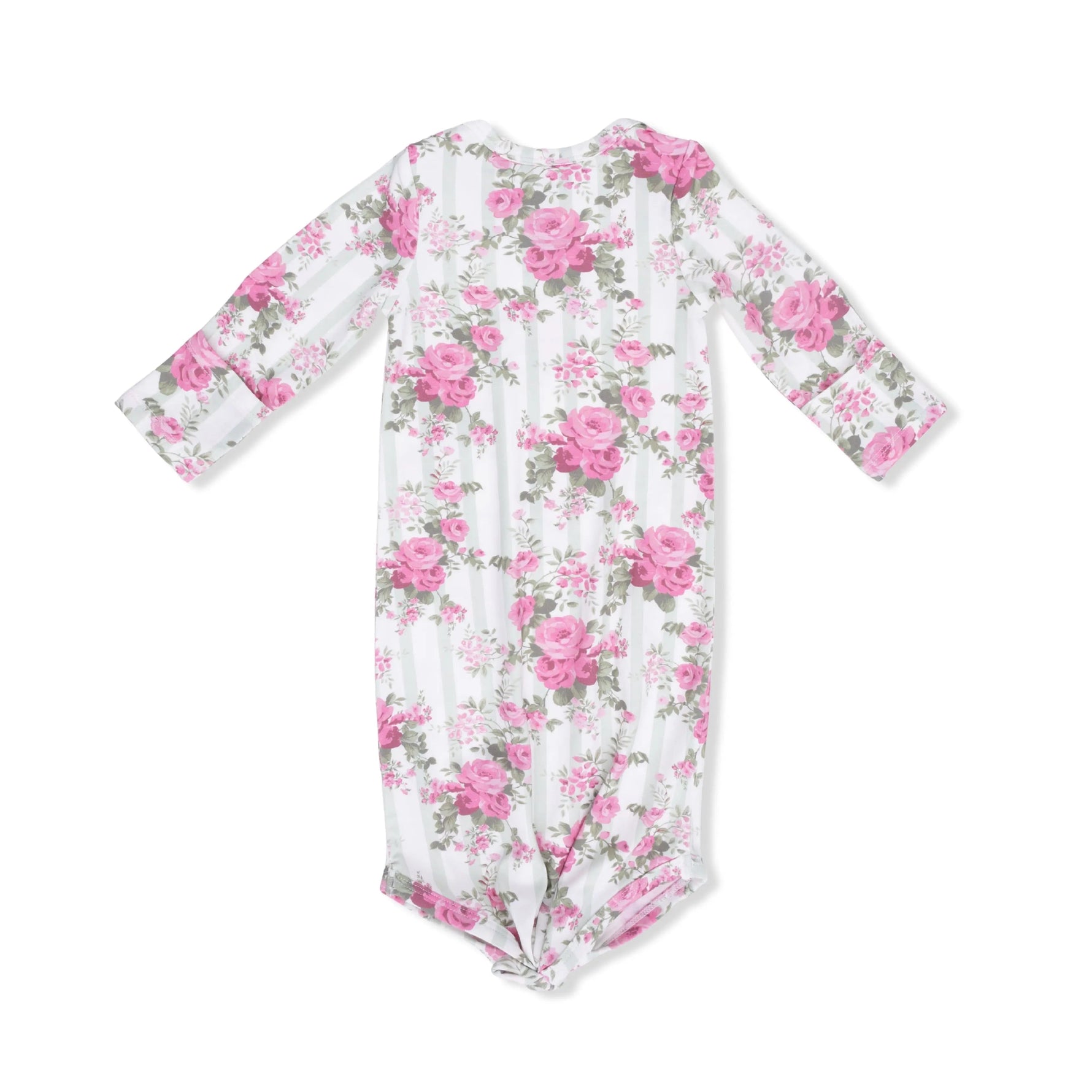 Angel Dear Cabbage Rose Stripe - Knotted Gown - 
