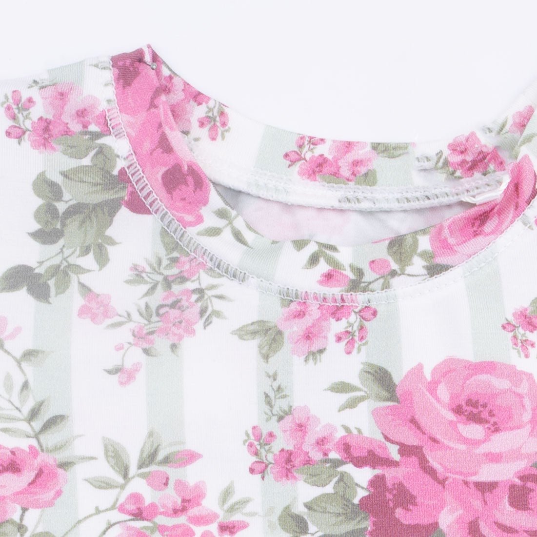 Angel Dear Cabbage Rose Stripe - Loungewear Short SetEveretts Place