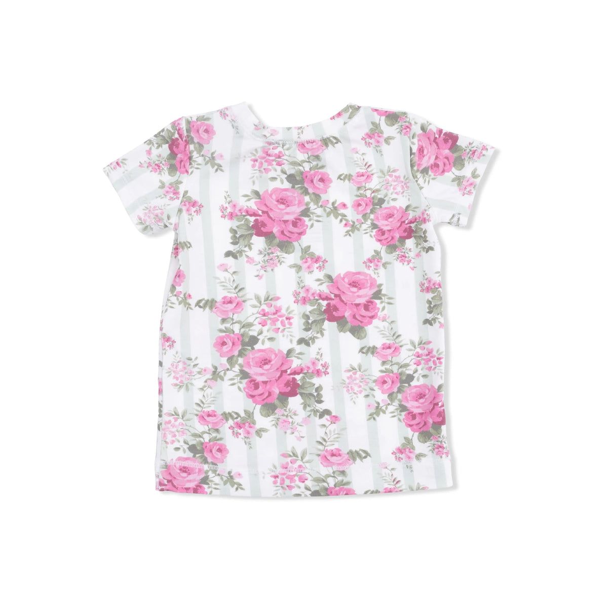 Angel Dear Cabbage Rose Stripe - Loungewear Short Set - 