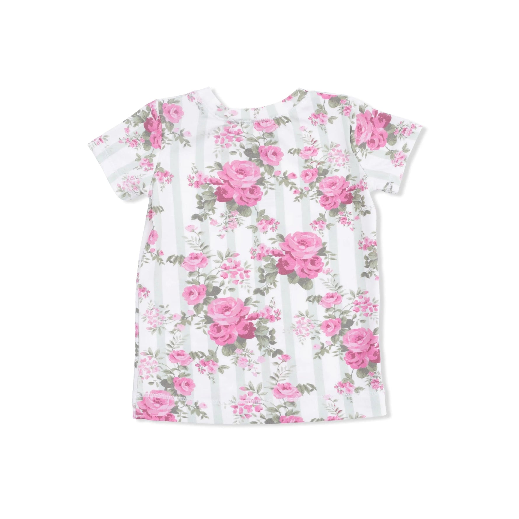 Angel Dear Cabbage Rose Stripe - Loungewear Short Set - 