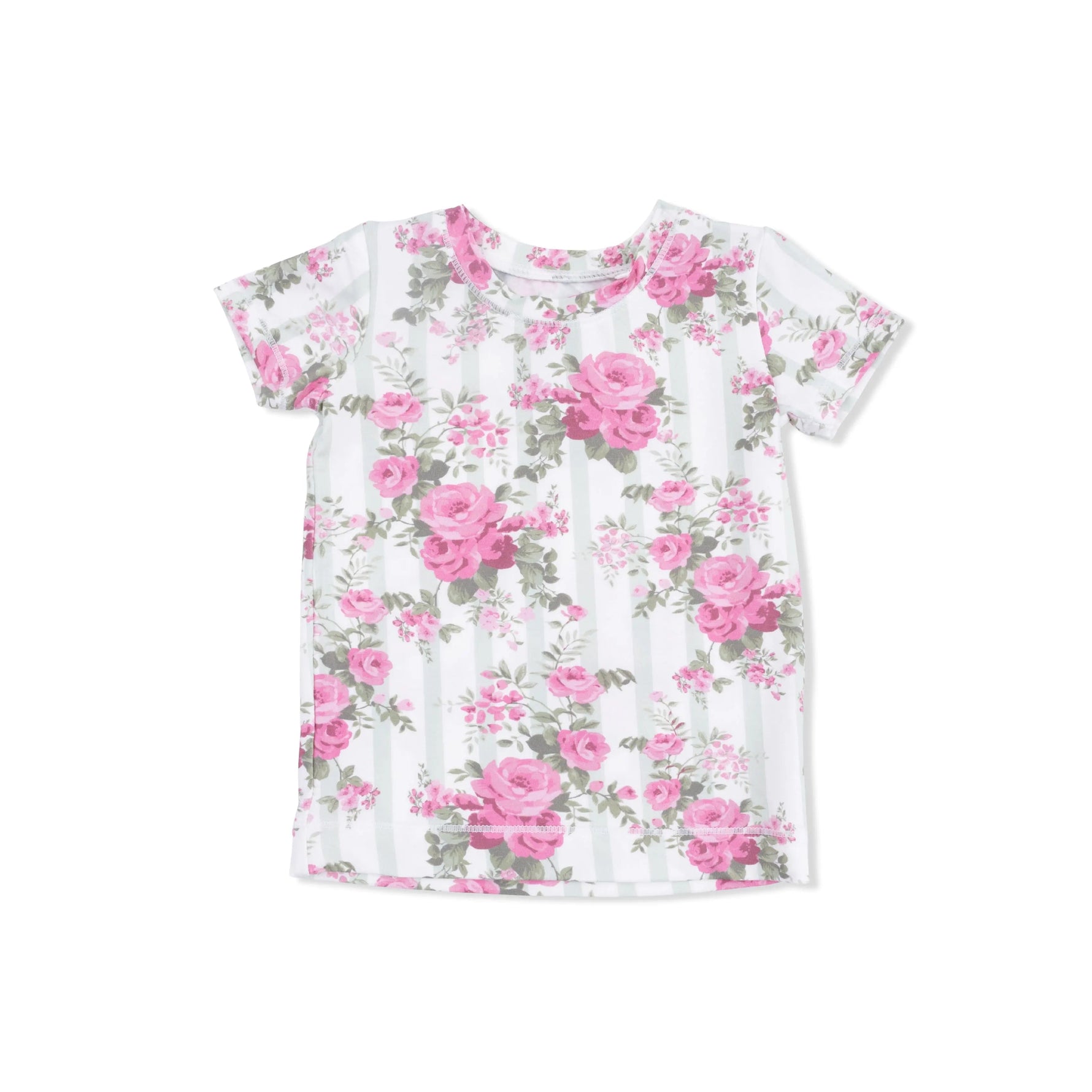 Angel Dear Cabbage Rose Stripe - Loungewear Short Set - 
