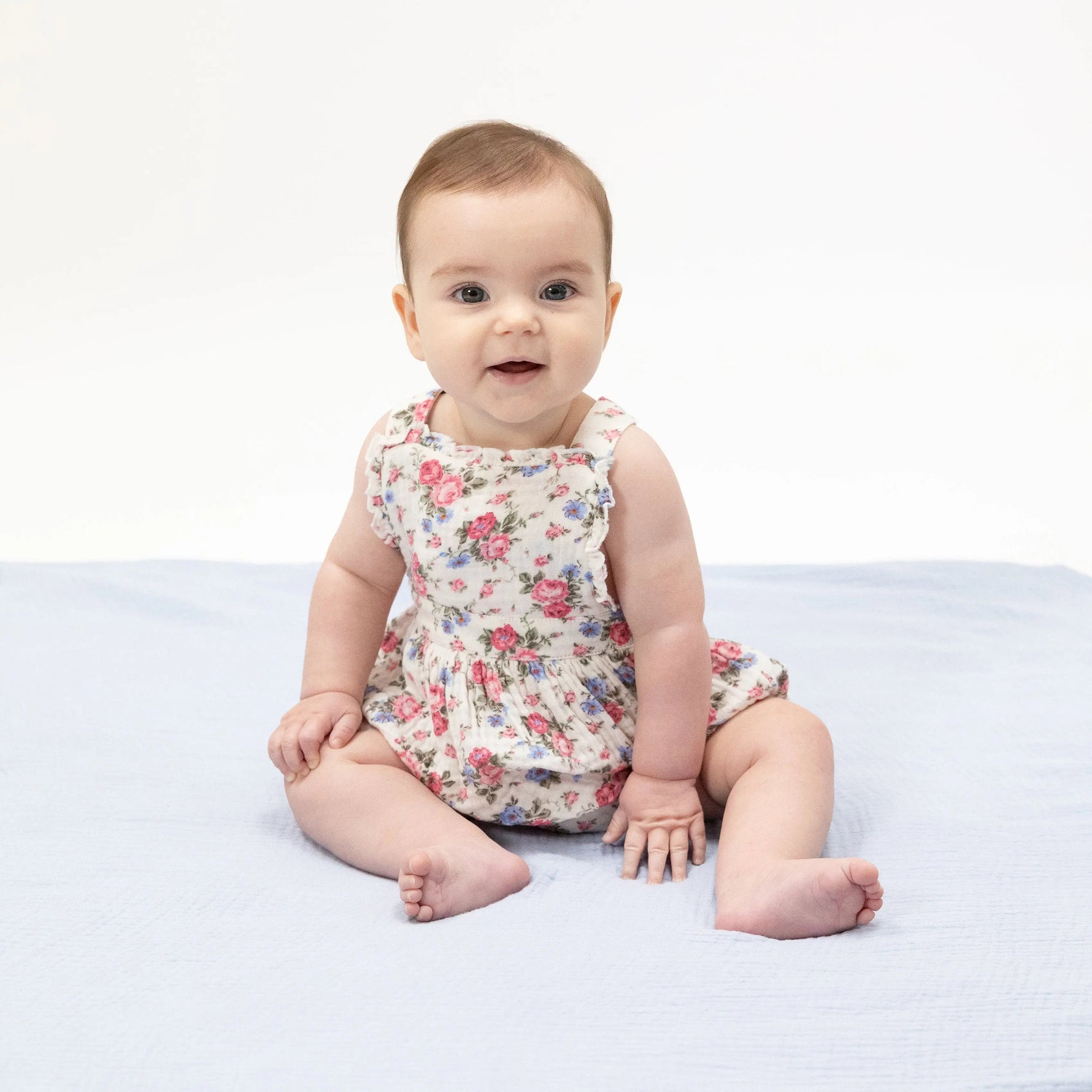 Cabbage Roses - Ruffle Bubble - Baby & Toddler Clothing, Dress, One-piece garment, Textile, Pink | Everetts Place