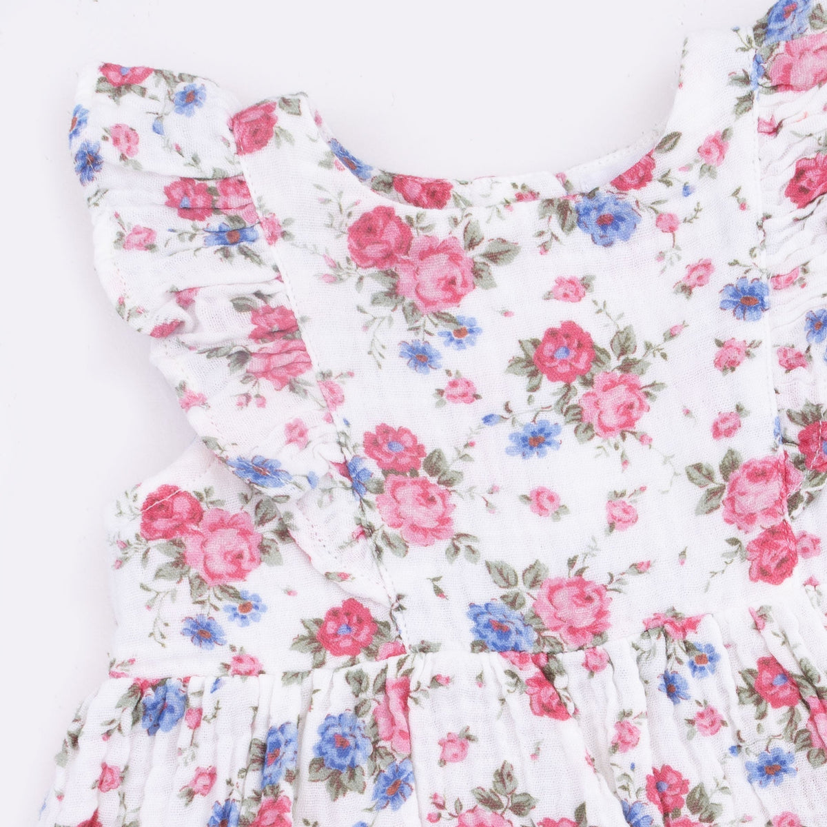 Angel Dear Cabbage Roses - Ruffle Sleeve Dress and BloomerEveretts Place
