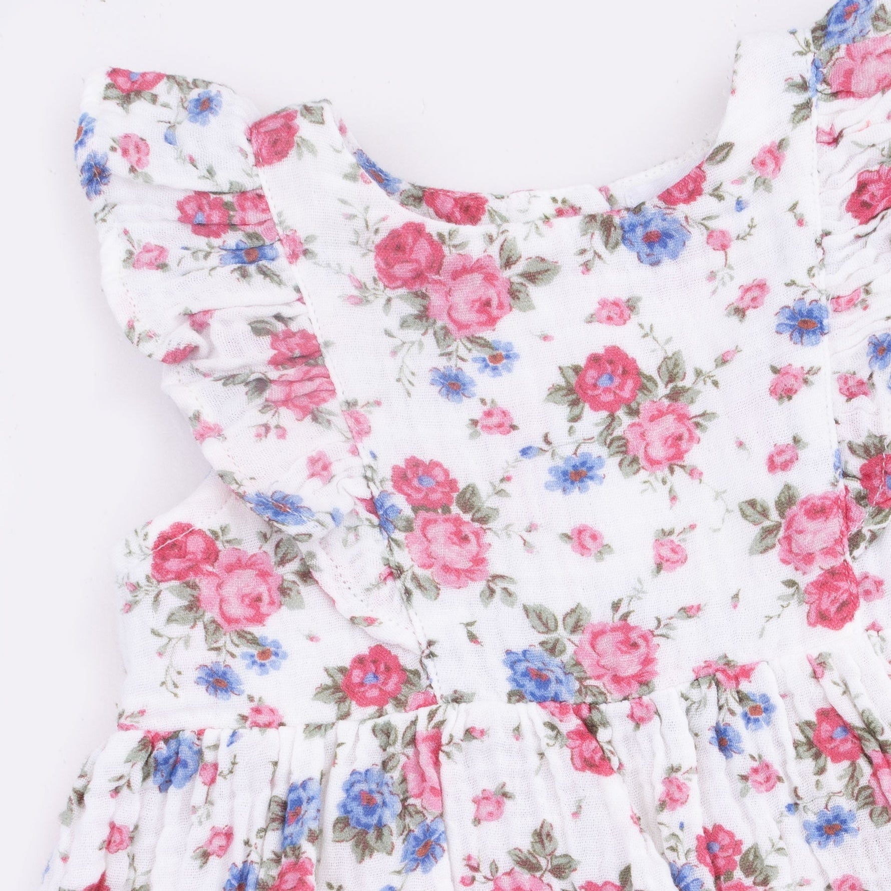Angel Dear Cabbage Roses - Ruffle Sleeve Dress and BloomerEveretts Place