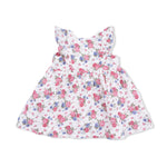 Angel Dear Cabbage Roses - Ruffle Sleeve Dress and Bloomer - 