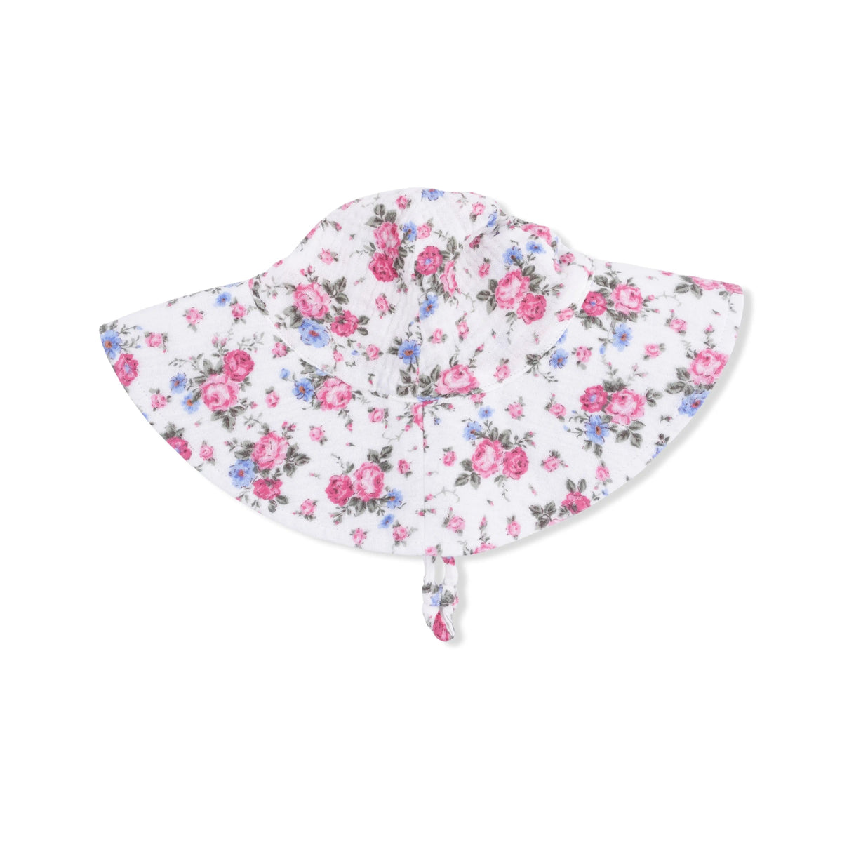 Angel Dear Cabbage Roses - Wide Brim Sun Hat - 