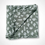 Kolorful Cactus Blanket Made with Bamboo and Spandex for Swaddling and Nursing Cover - Everetts Place Boutique - 