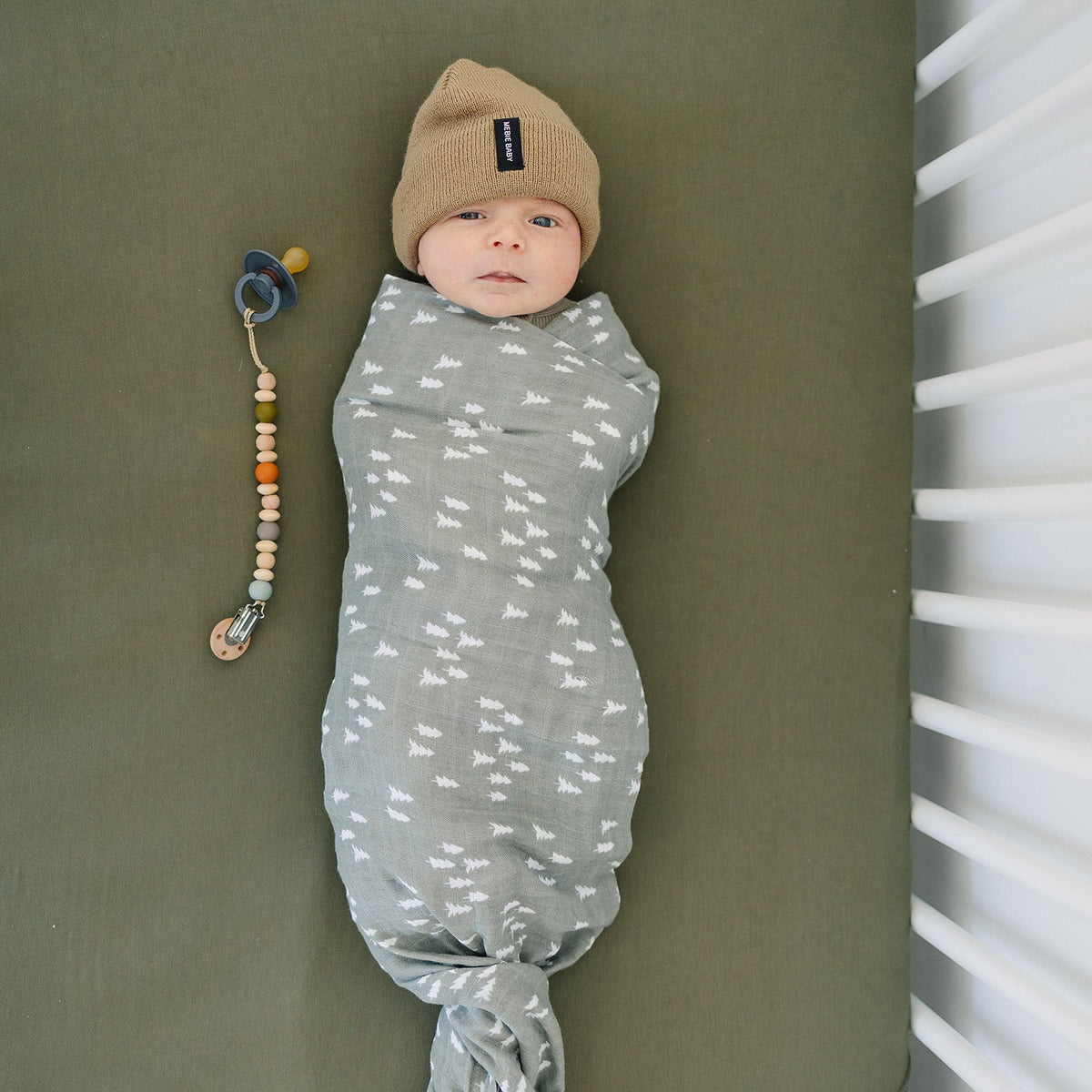 Mebie Baby Cafe Mebie Baby Beanie Soft Adjustable Slouchy 100 Percent Acrylic Hat - 